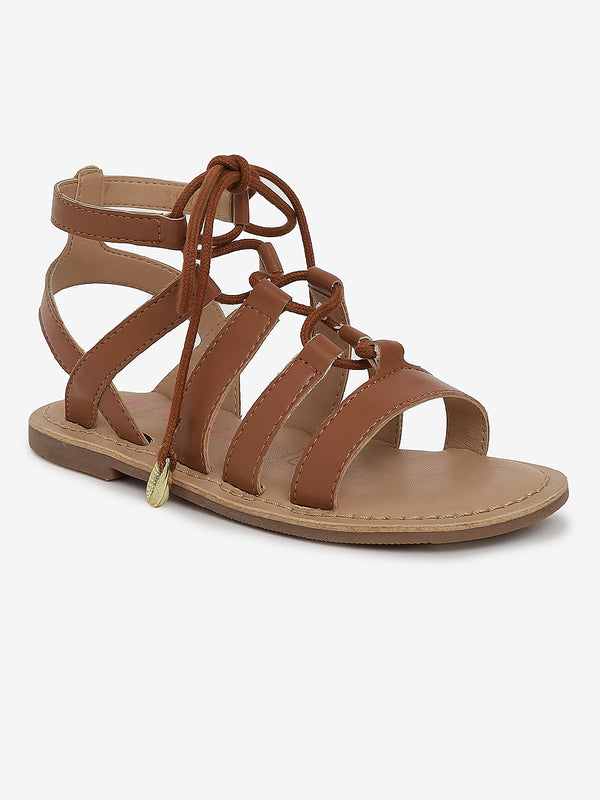 Girls Blair Gladiator Tie Up Sandal