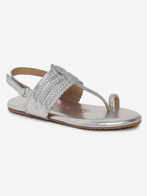 Girls Midas Kolapuri Back Strap Flat Sandal
